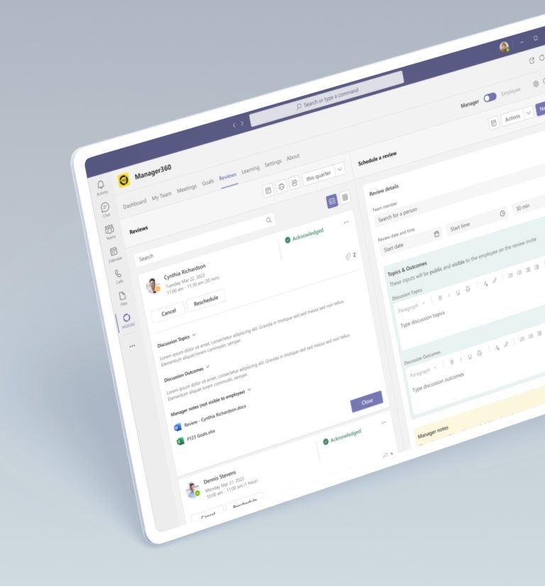 Teams App for Managers
